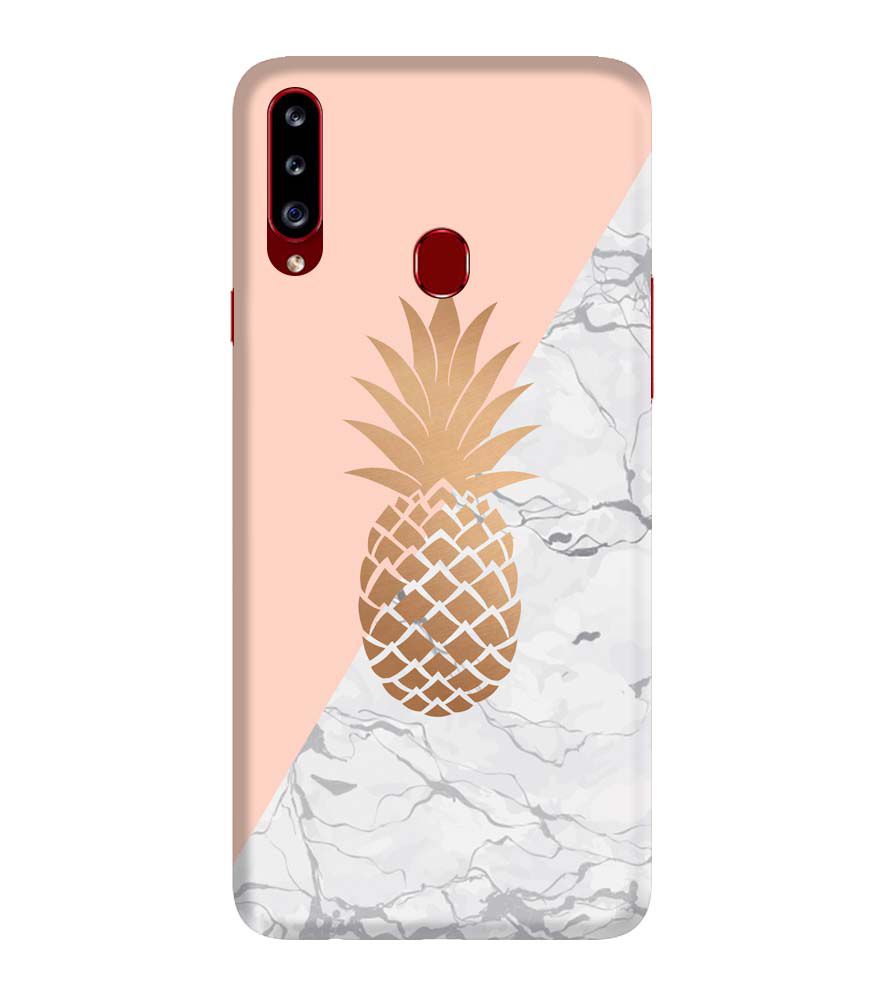 PS1330-Pineapple Marble Back Cover for Samsung Galaxy A20s