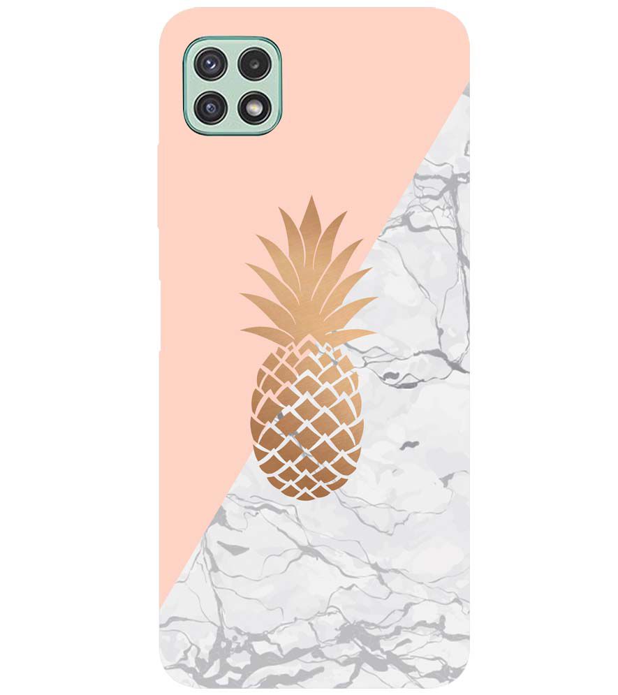 PS1330-Pineapple Marble Back Cover for Samsung Galaxy A22 5G