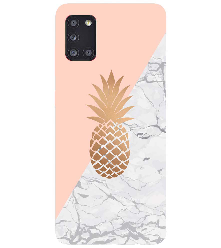 PS1330-Pineapple Marble Back Cover for Samsung Galaxy A31