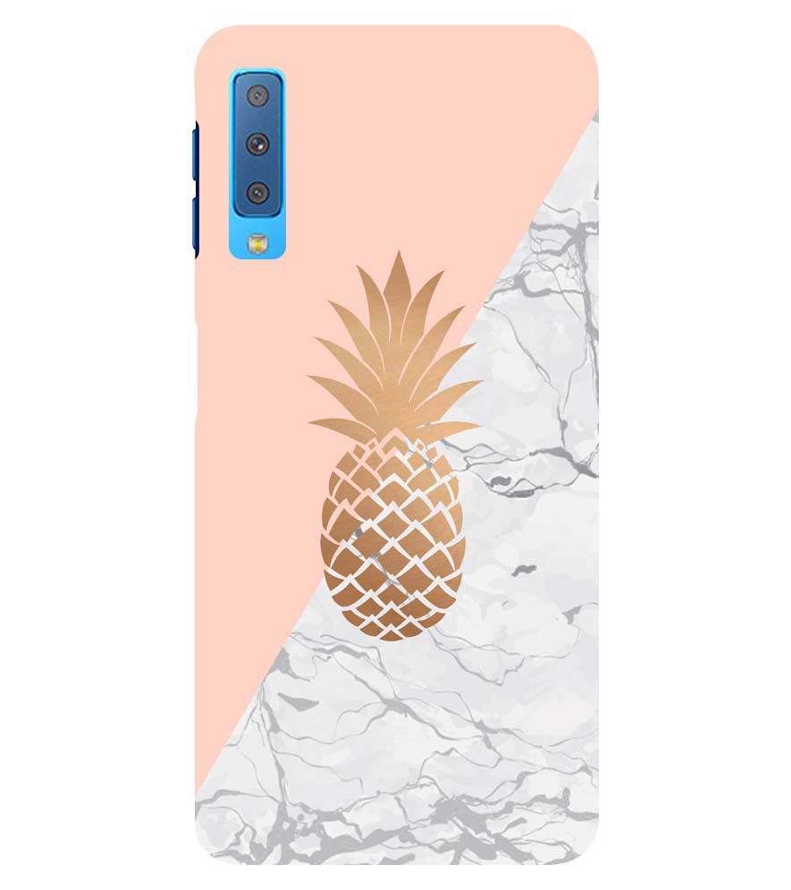 PS1330-Pineapple Marble Back Cover for Samsung Galaxy A7 (2018)