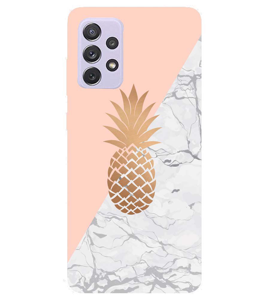 PS1330-Pineapple Marble Back Cover for Samsung Galaxy A72
