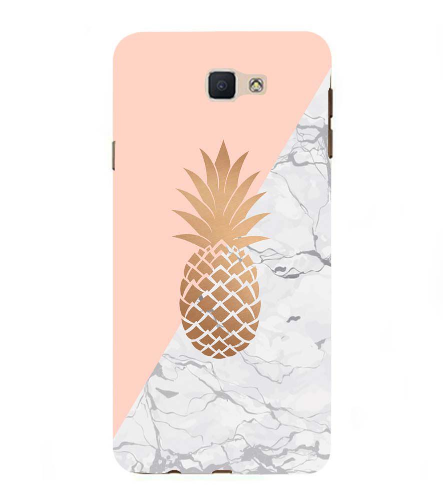 PS1330-Pineapple Marble Back Cover for Samsung Galaxy J7 Prime (2016)