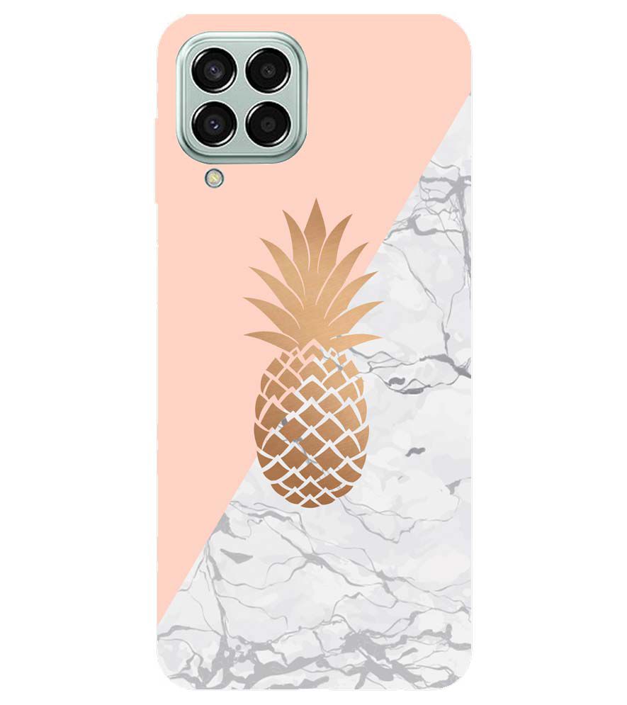 PS1330-Pineapple Marble Back Cover for Samsung Galaxy M33