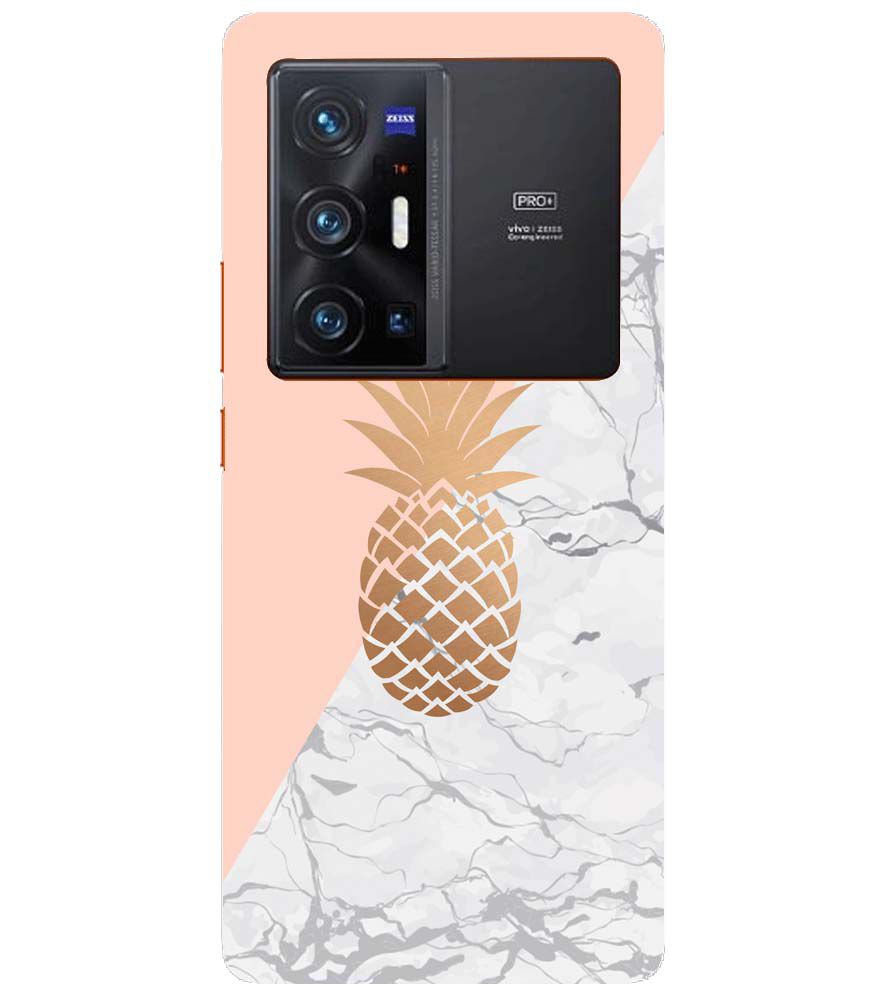 PS1330-Pineapple Marble Back Cover for vivo X70 Pro+