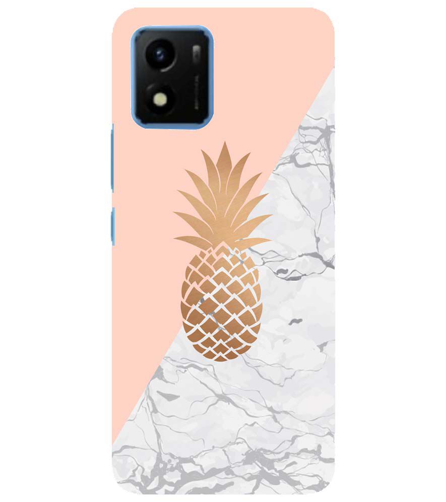 PS1330-Pineapple Marble Back Cover for vivo Y01