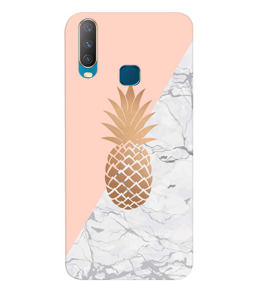 PS1330-Pineapple Marble Back Cover for Vivo Y17