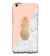 PS1330-Pineapple Marble Back Cover for Vivo Y55L