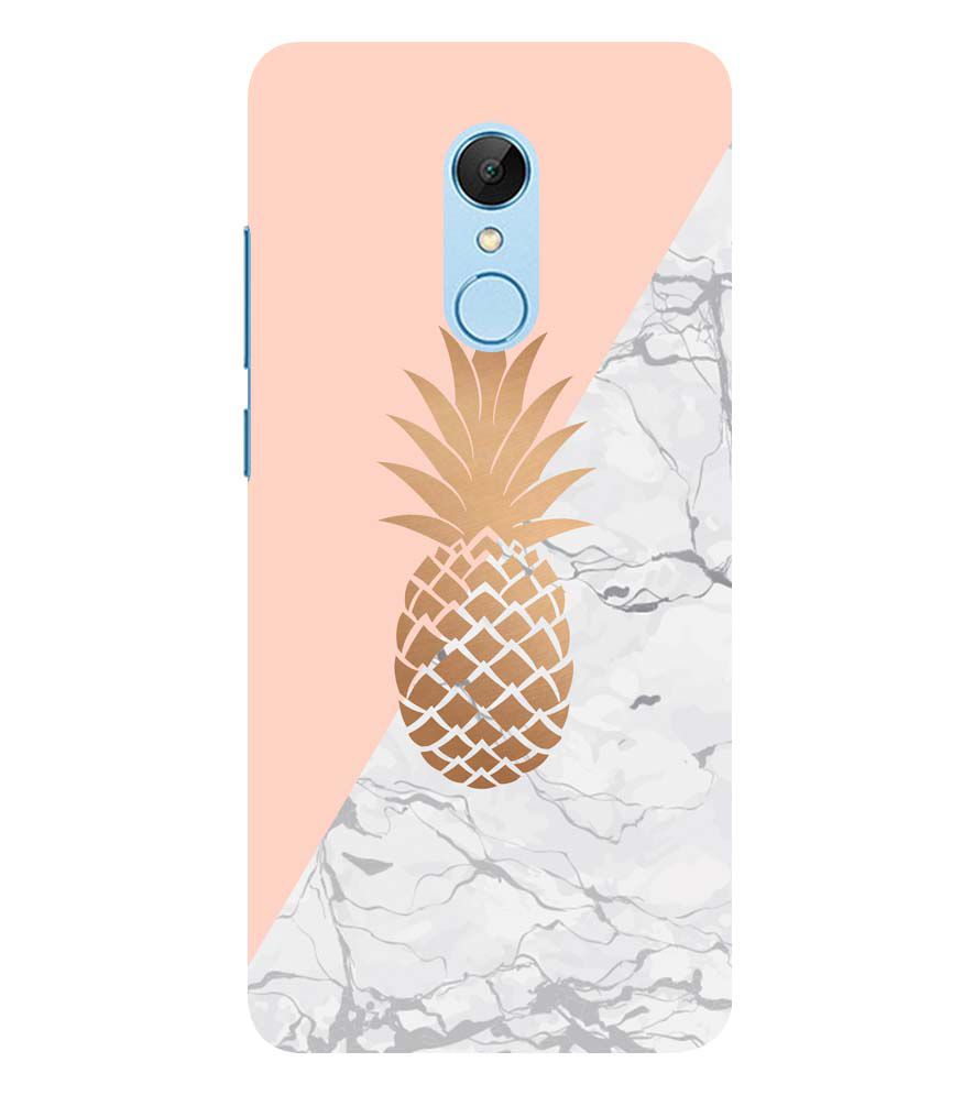 PS1330-Pineapple Marble Back Cover for Xiaomi Redmi 5