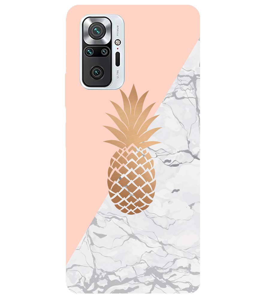 PS1330-Pineapple Marble Back Cover for Xiaomi Redmi Note 10 Pro