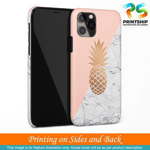 PS1330-Pineapple Marble Back Cover for Apple iPhone X-Image3