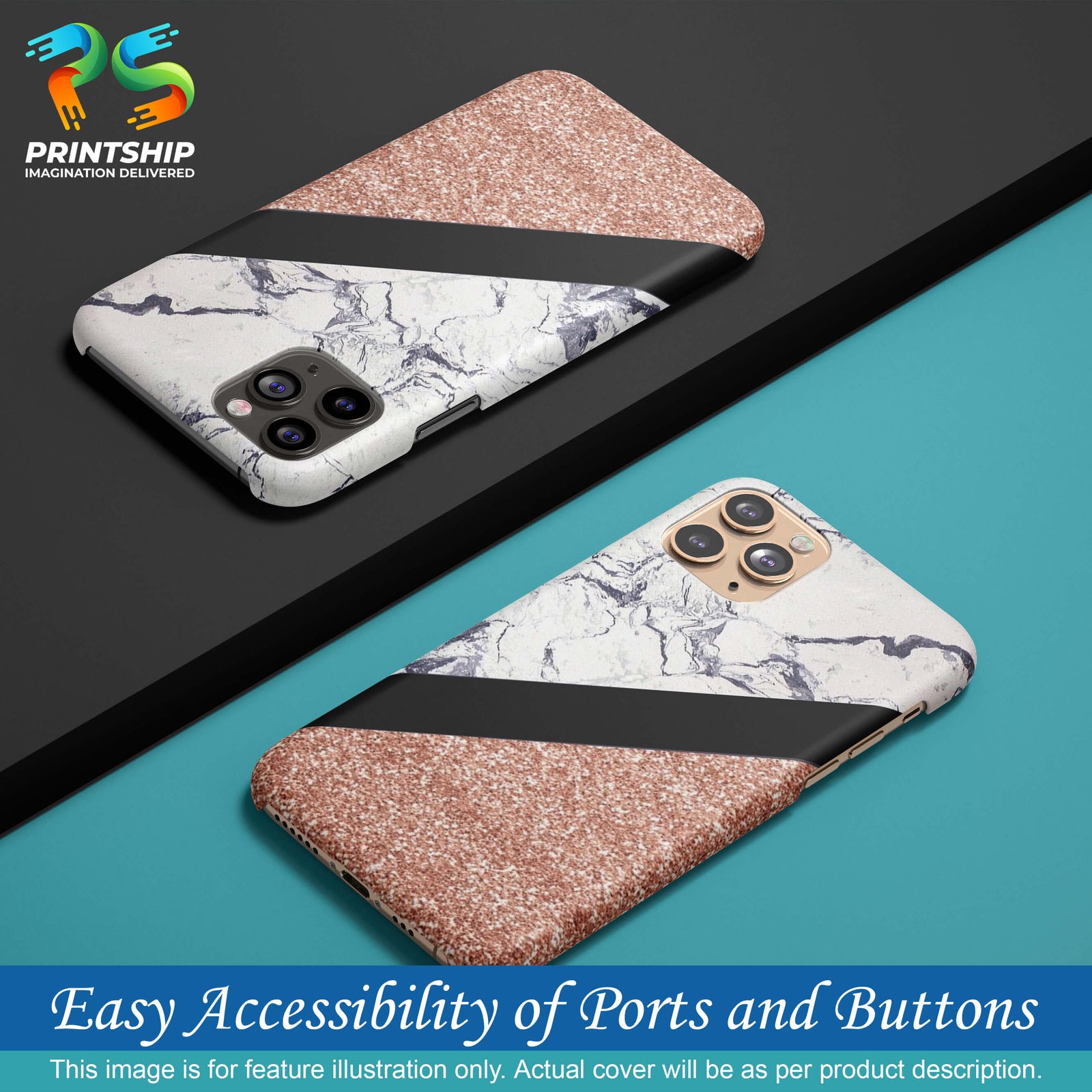 PS1331-Marble and More Back Cover for Vivo Z1 Pro-Image5