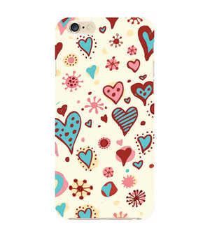 PS1332-Hearts All Around Back Cover for Apple iPhone 6 and iPhone 6S