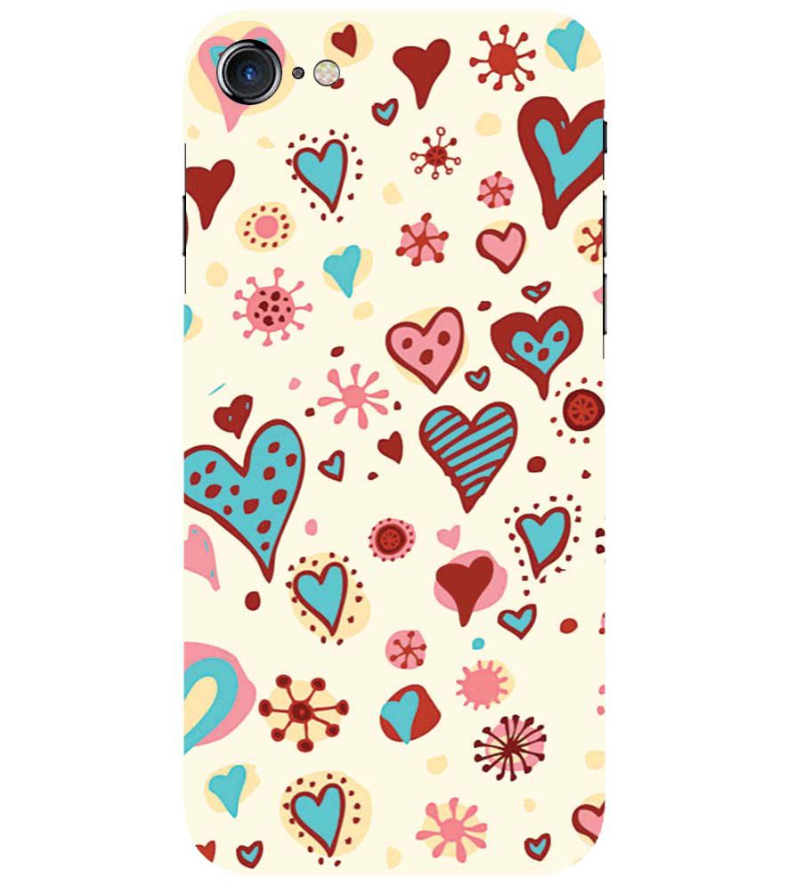 PS1332-Hearts All Around Back Cover for Apple iPhone 7