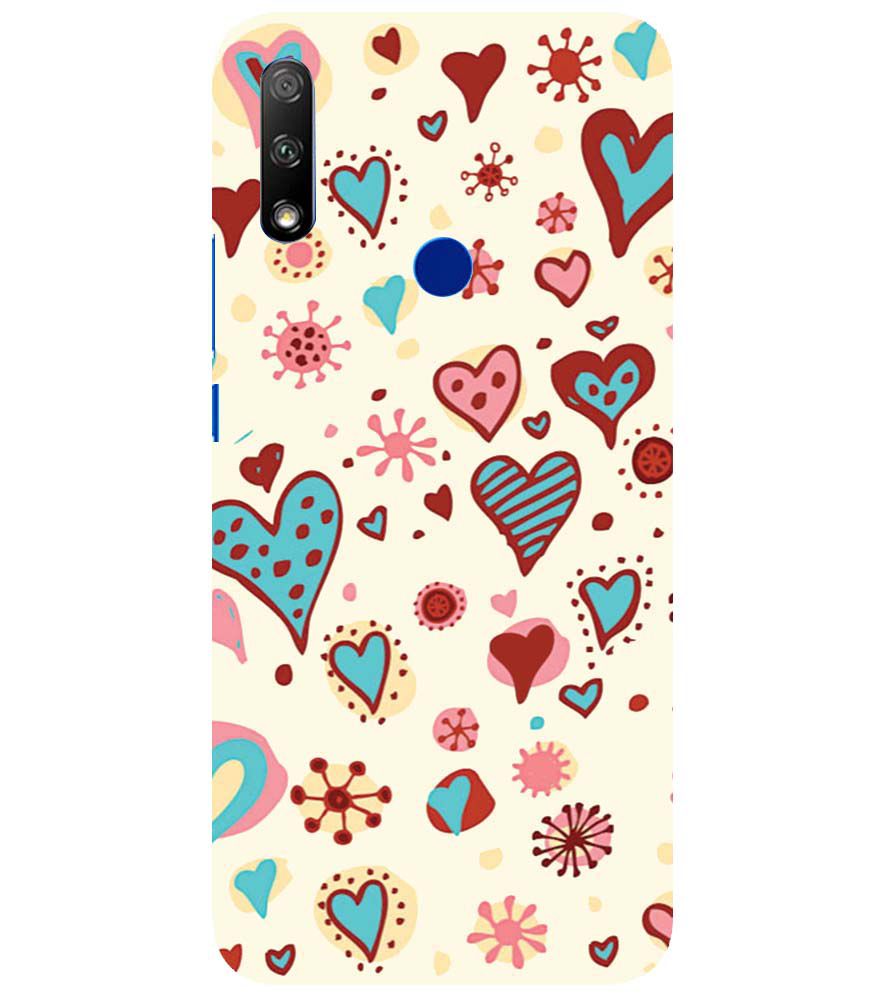 PS1332-Hearts All Around Back Cover for Honor 9X