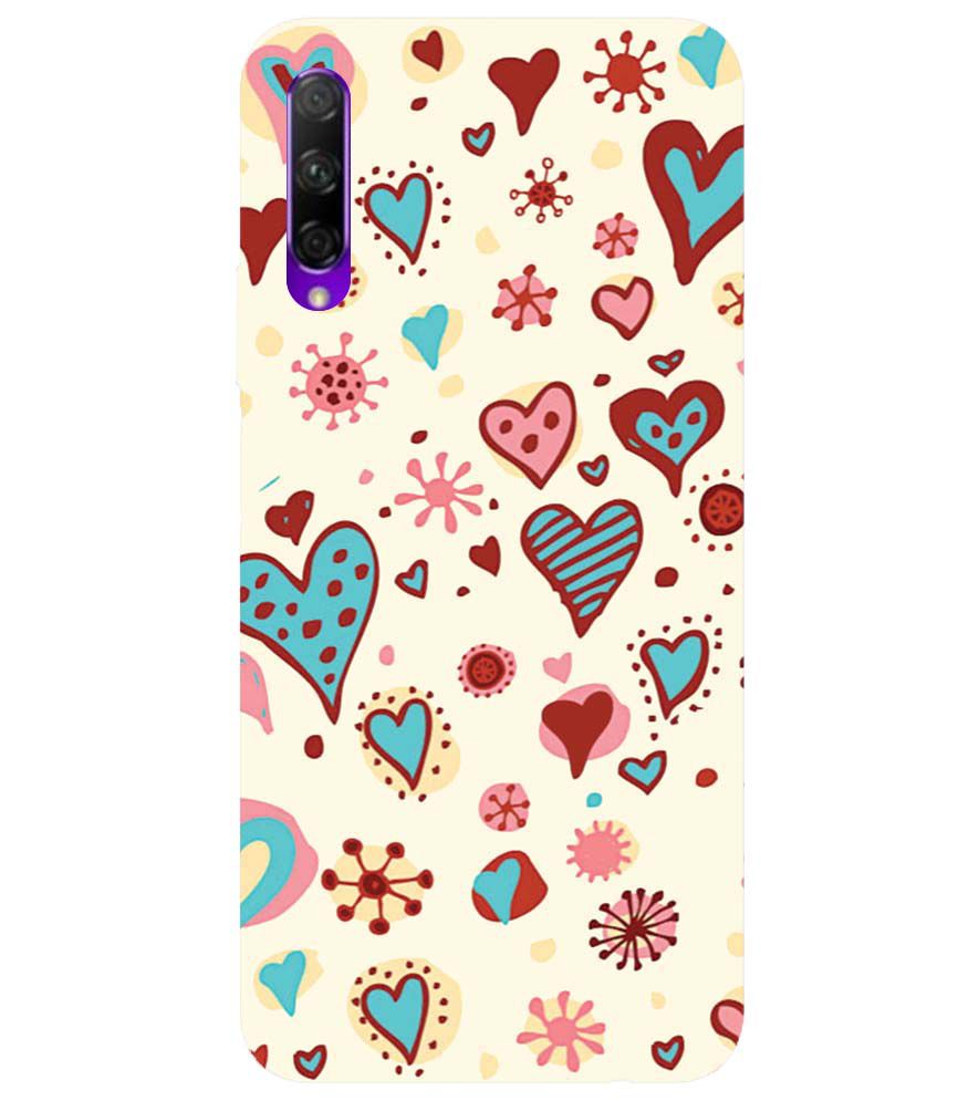 PS1332-Hearts All Around Back Cover for Honor 9X Pro