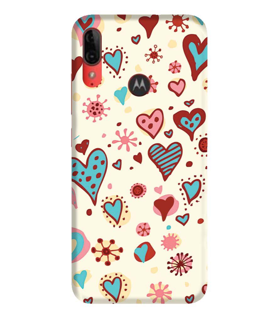 PS1332-Hearts All Around Back Cover for Motorola Moto E6s