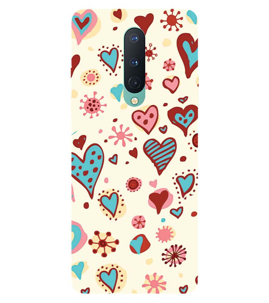 PS1332-Hearts All Around Back Cover for OnePlus 8