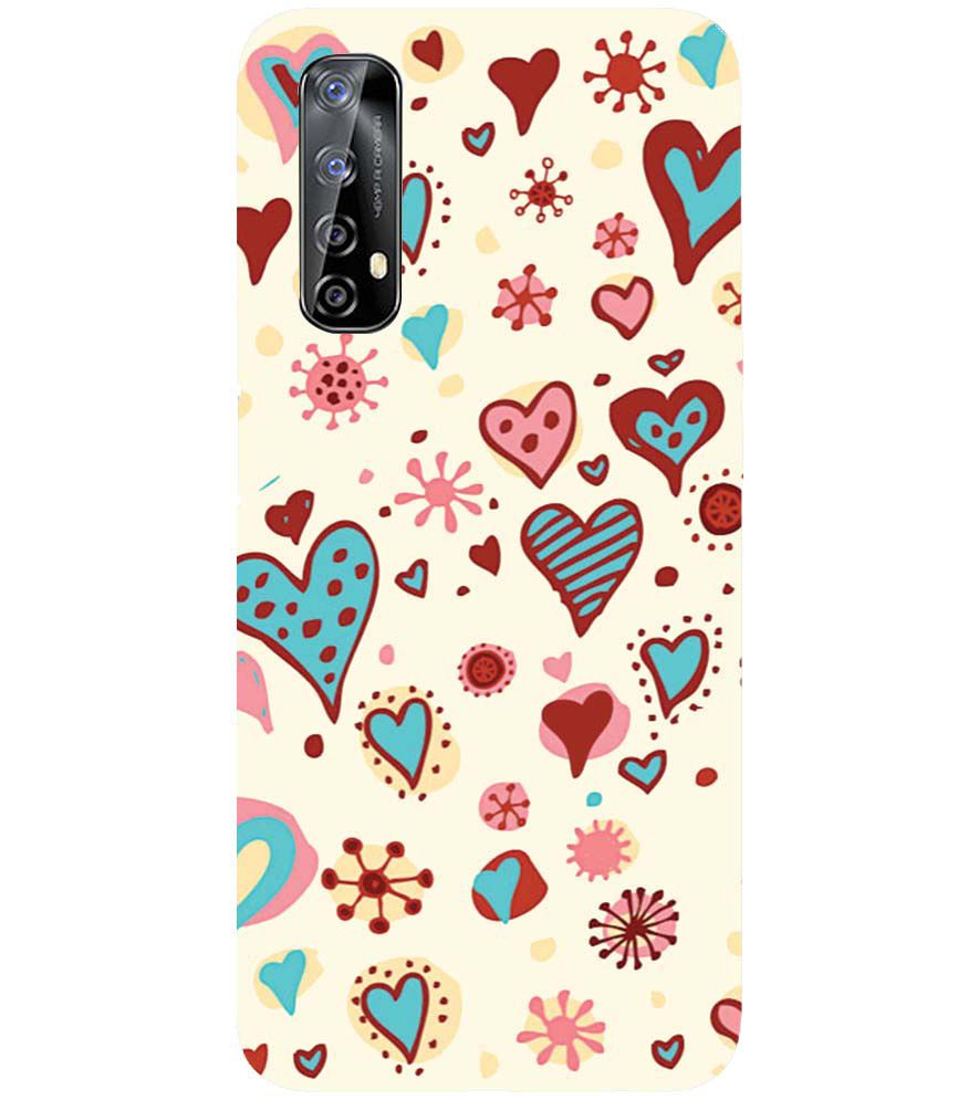 PS1332-Hearts All Around Back Cover for Realme Narzo 20 Pro