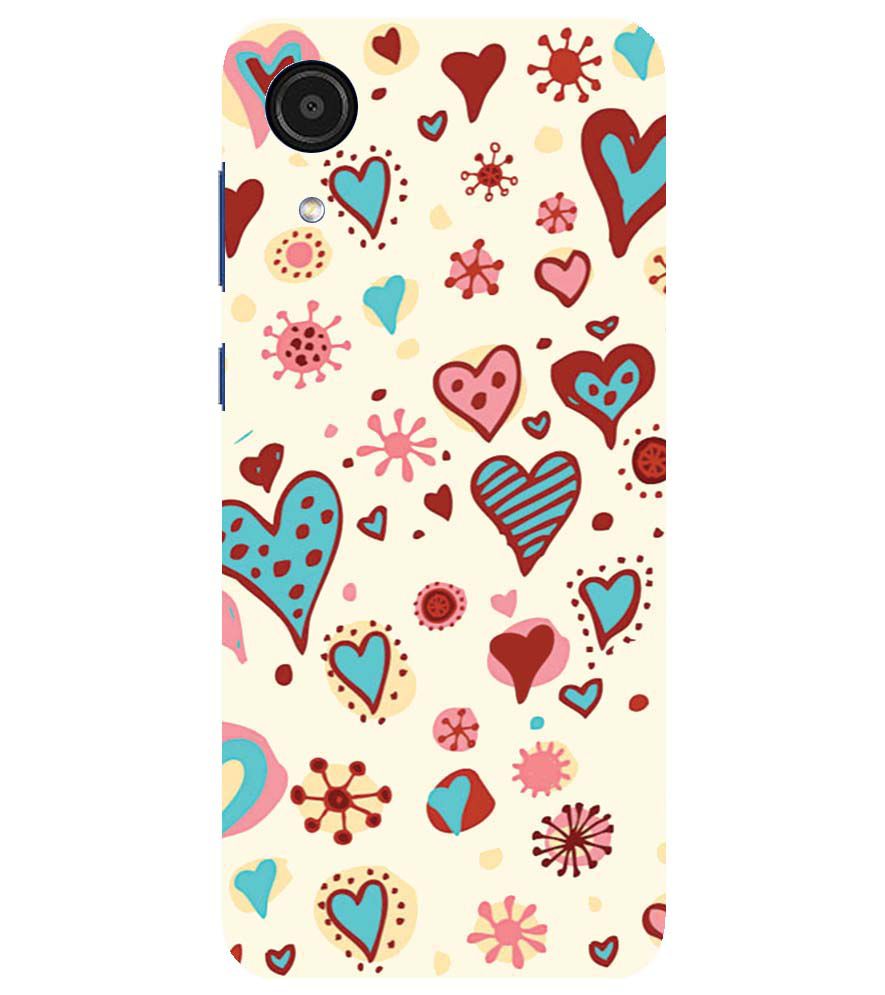 PS1332-Hearts All Around Back Cover for Samsung Galaxy A03 Core