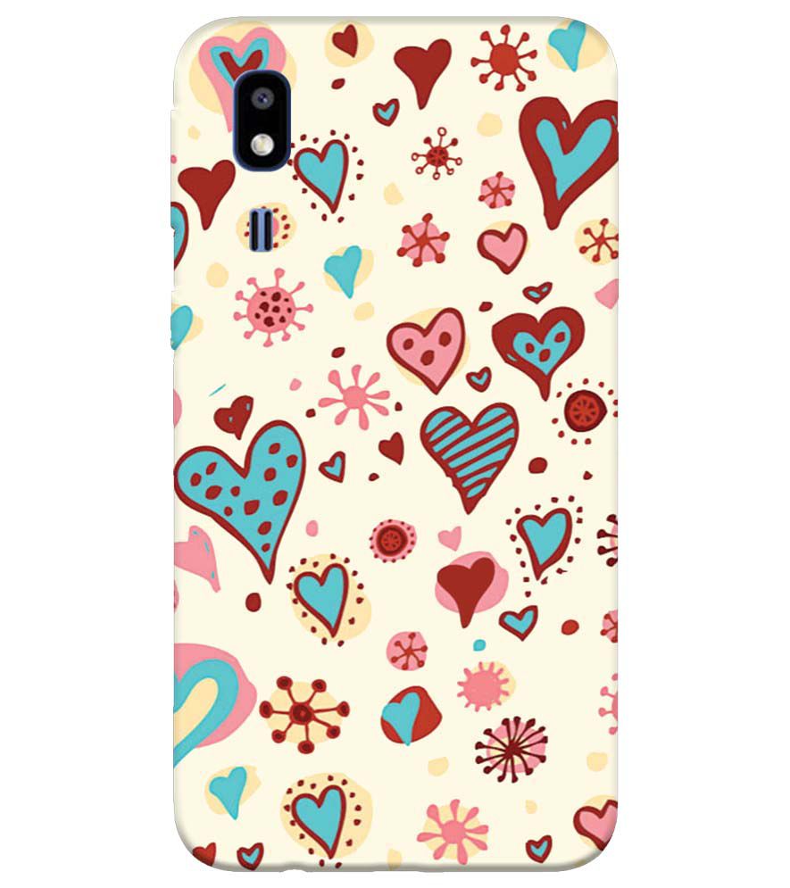 PS1332-Hearts All Around Back Cover for Samsung Galaxy A2 Core