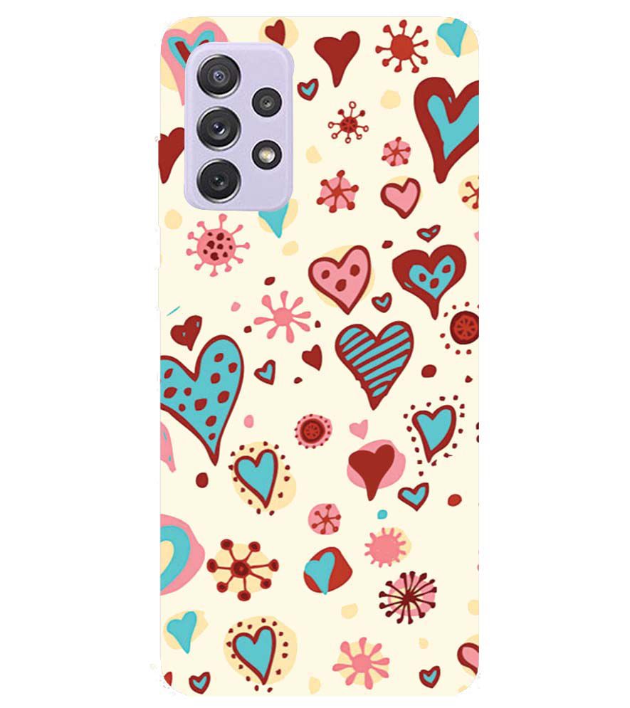 PS1332-Hearts All Around Back Cover for Samsung Galaxy A72