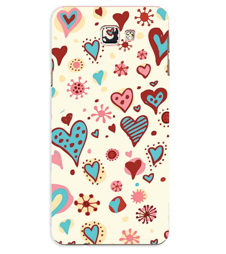 PS1332-Hearts All Around Back Cover for Samsung Galaxy J5 Prime