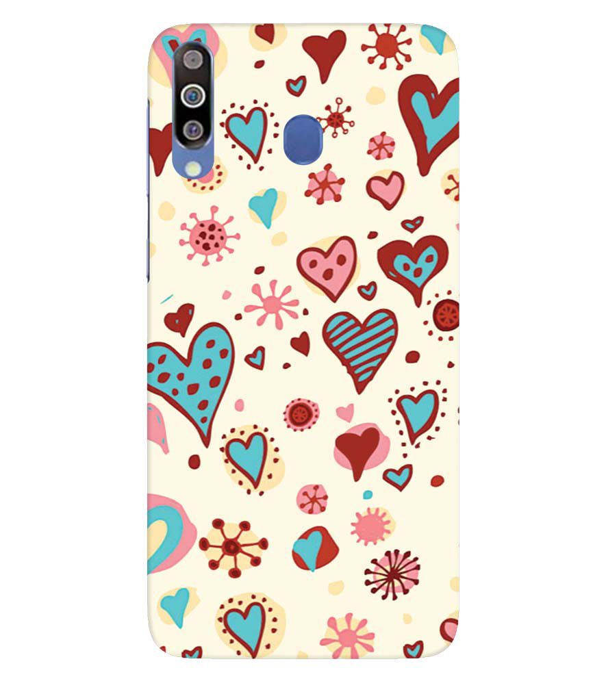 PS1332-Hearts All Around Back Cover for Samsung Galaxy M30