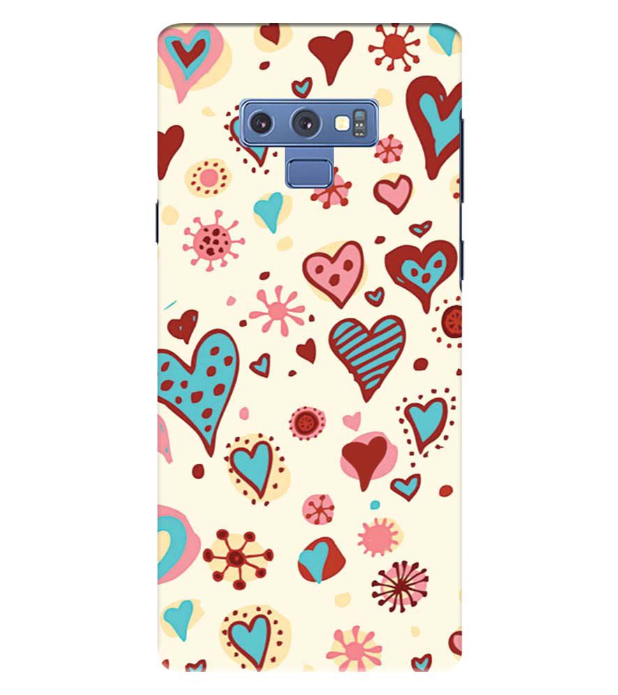 PS1332-Hearts All Around Back Cover for Samsung Galaxy Note 9