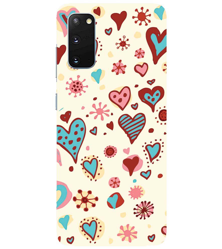 PS1332-Hearts All Around Back Cover for Samsung Galaxy S20 5G