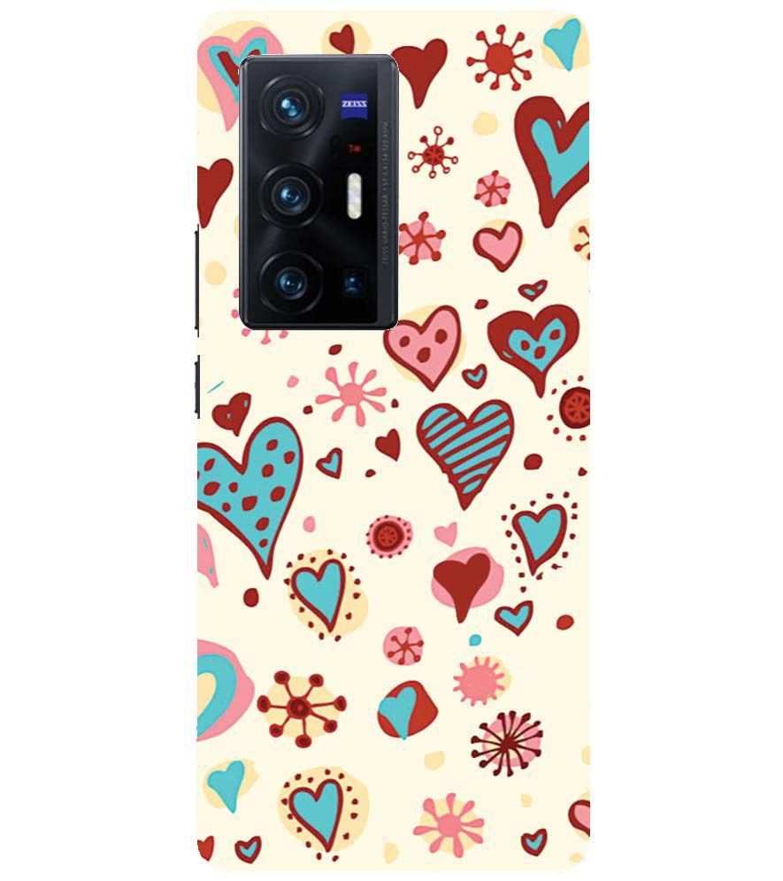 PS1332-Hearts All Around Back Cover for vivo X70 Pro