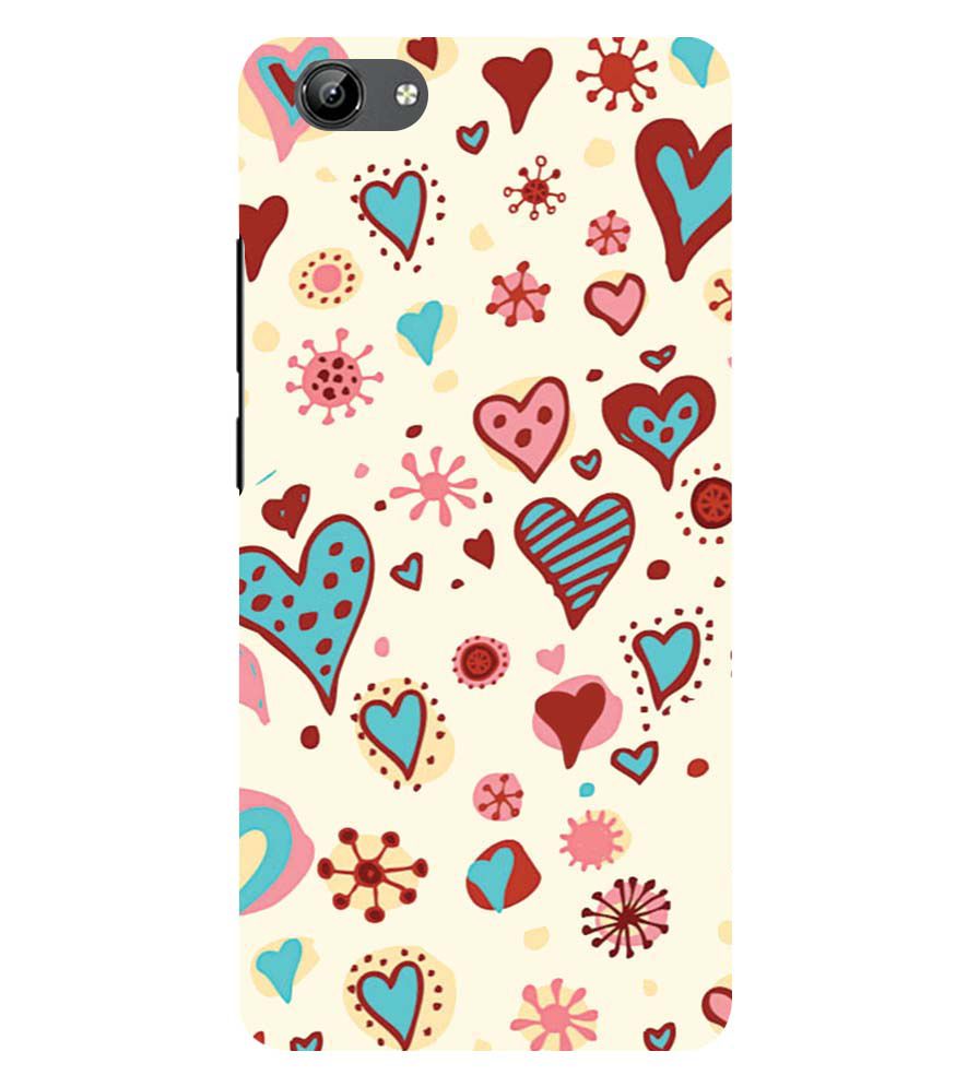 PS1332-Hearts All Around Back Cover for Vivo Y71i