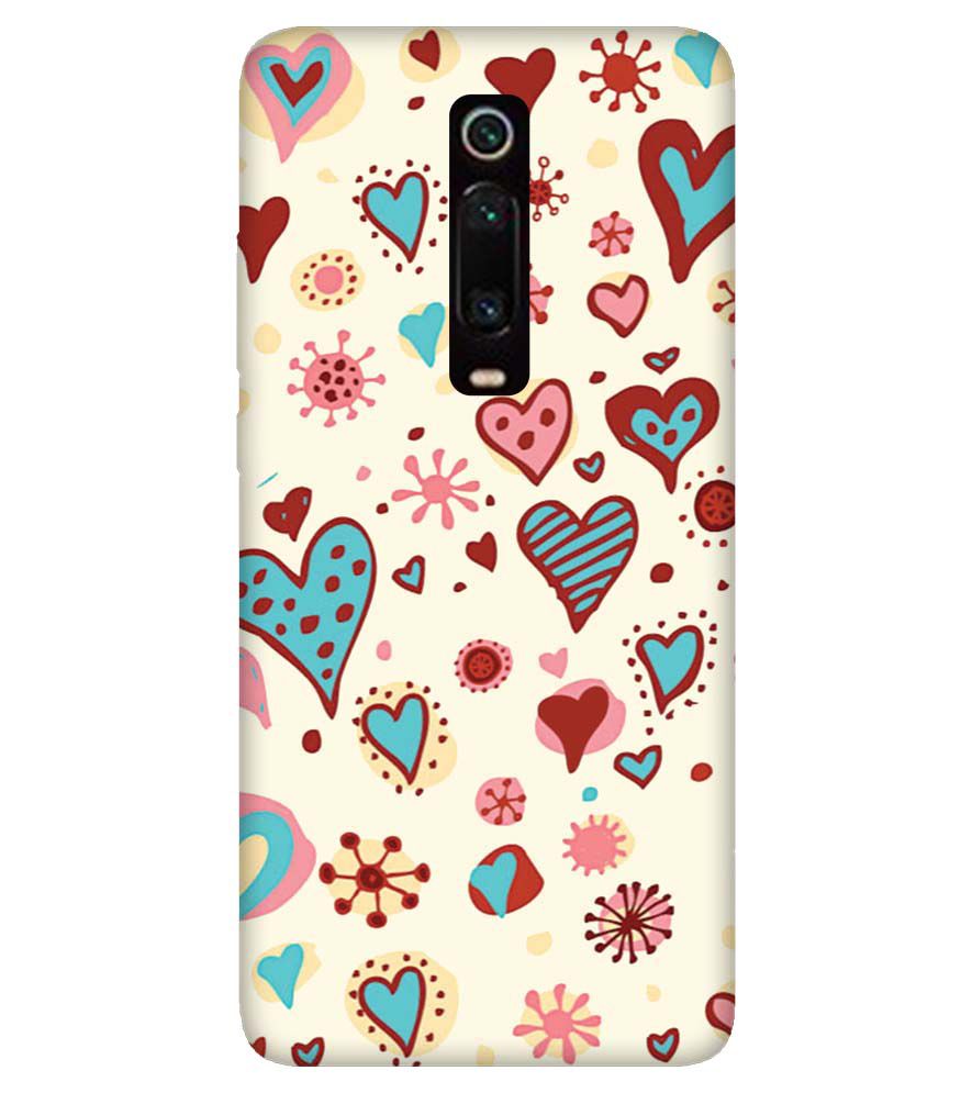 PS1332-Hearts All Around Back Cover for Xiaomi Mi 9T Pro