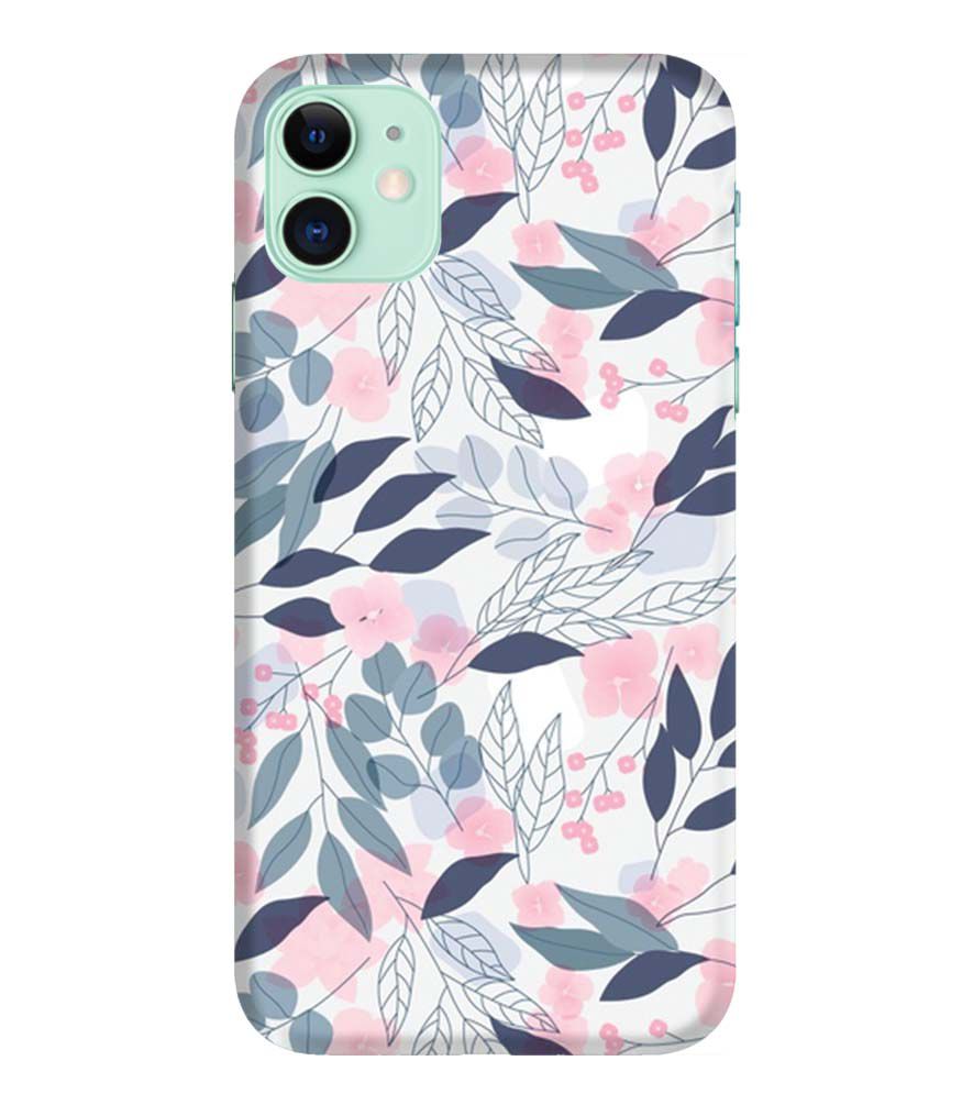 PS1333-Flowery Patterns Back Cover for Apple iPhone 11