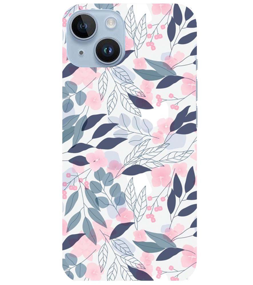 PS1333-Flowery Patterns Back Cover for Apple iPhone 14