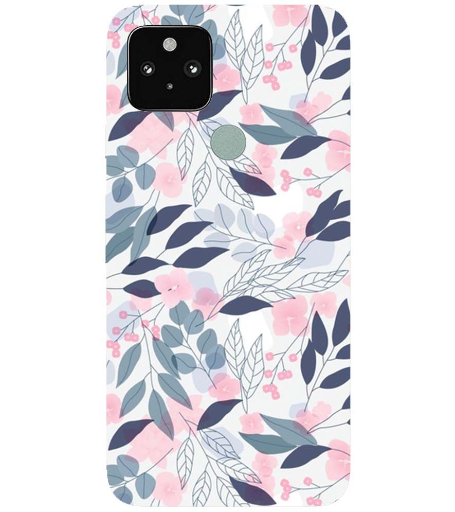 PS1333-Flowery Patterns Back Cover for Google Pixel 5