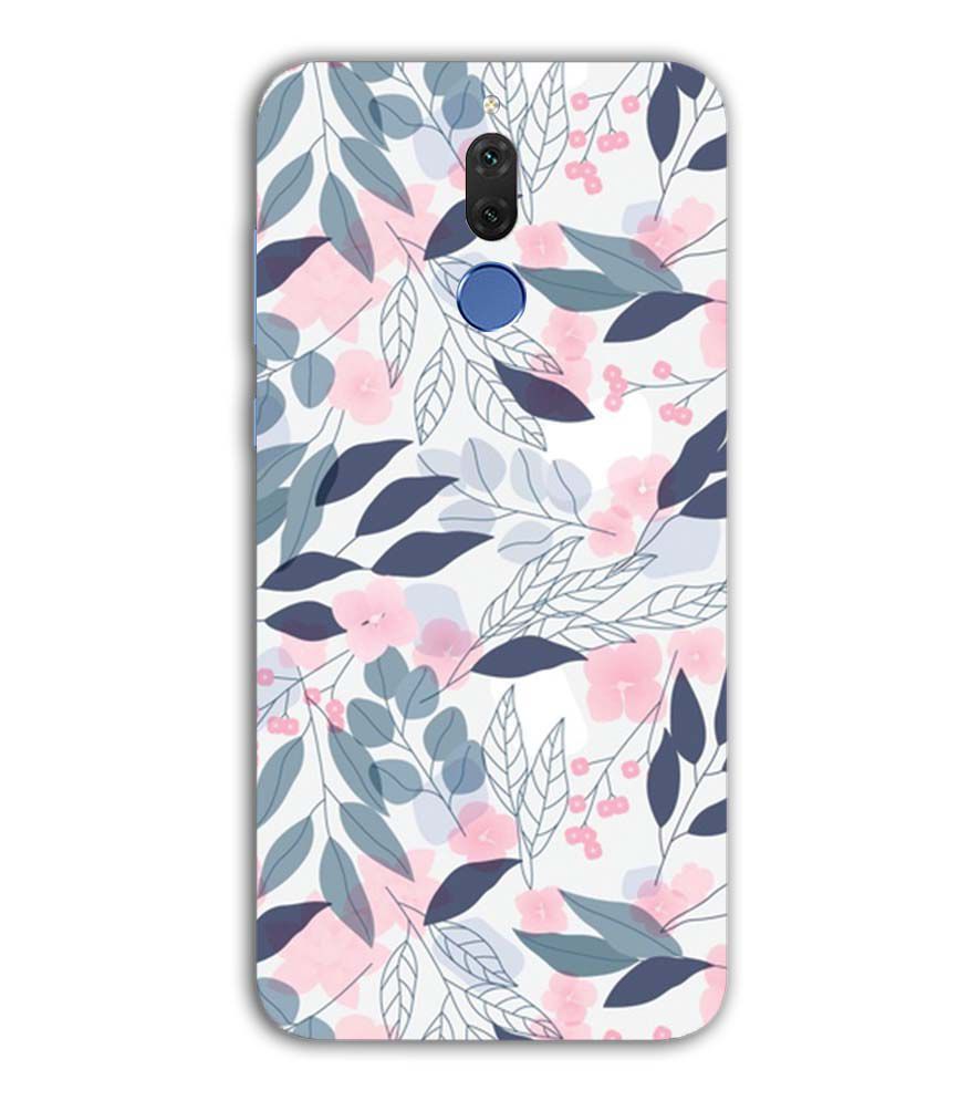 PS1333-Flowery Patterns Back Cover for Huawei Nova 2i