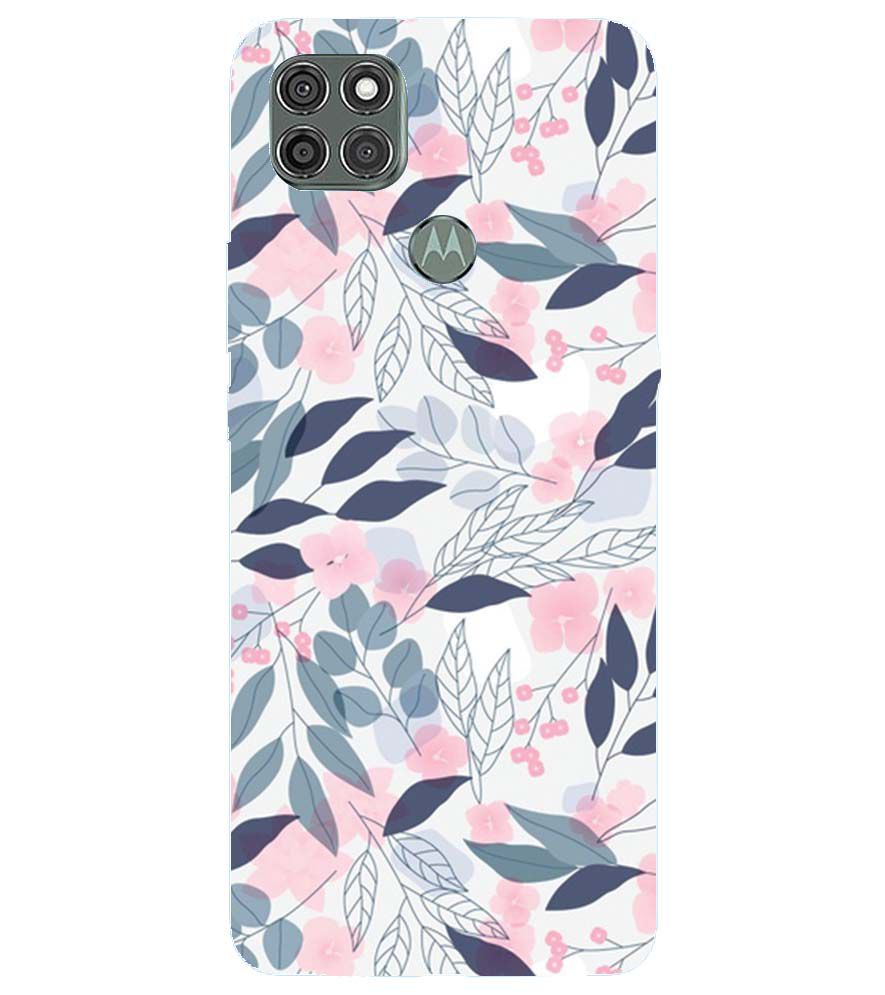 PS1333-Flowery Patterns Back Cover for Motorola Moto G9 Power