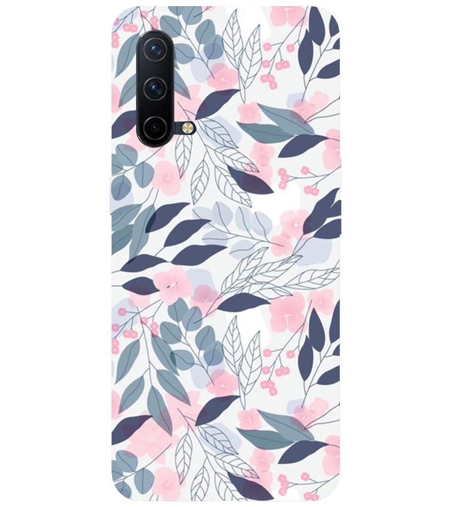 PS1333-Flowery Patterns Back Cover for OnePlus Nord CE 5G