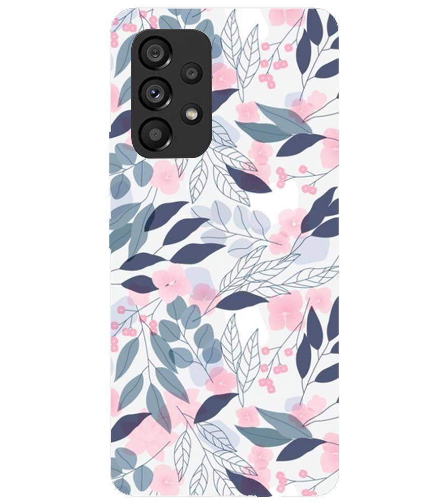 PS1333-Flowery Patterns Back Cover for Samsung Galaxy A53 5G
