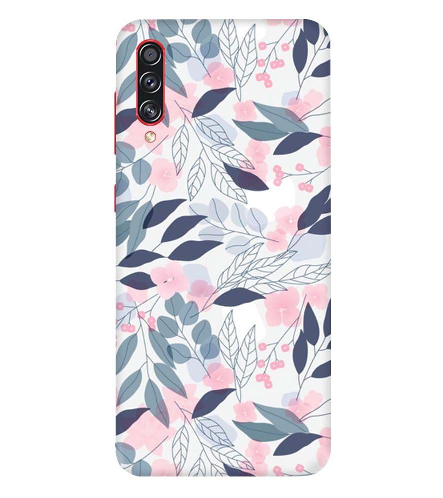 PS1333-Flowery Patterns Back Cover for Samsung Galaxy A70s