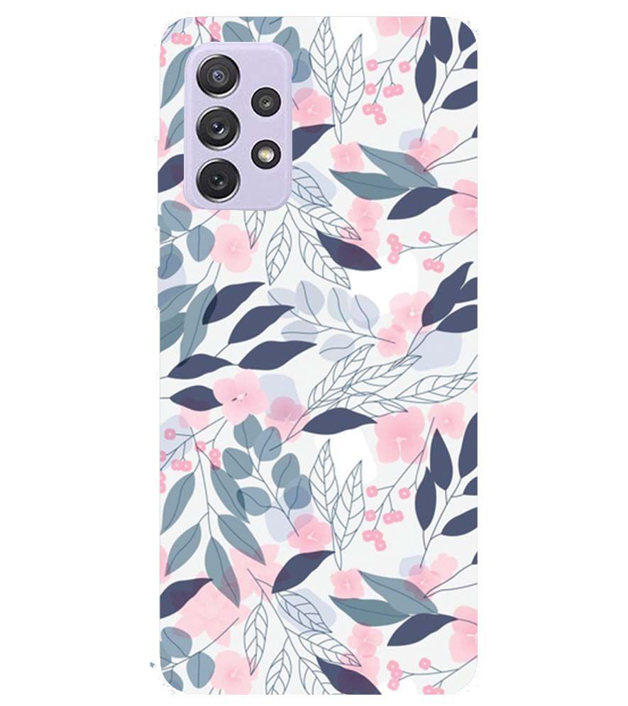 PS1333-Flowery Patterns Back Cover for Samsung Galaxy A72