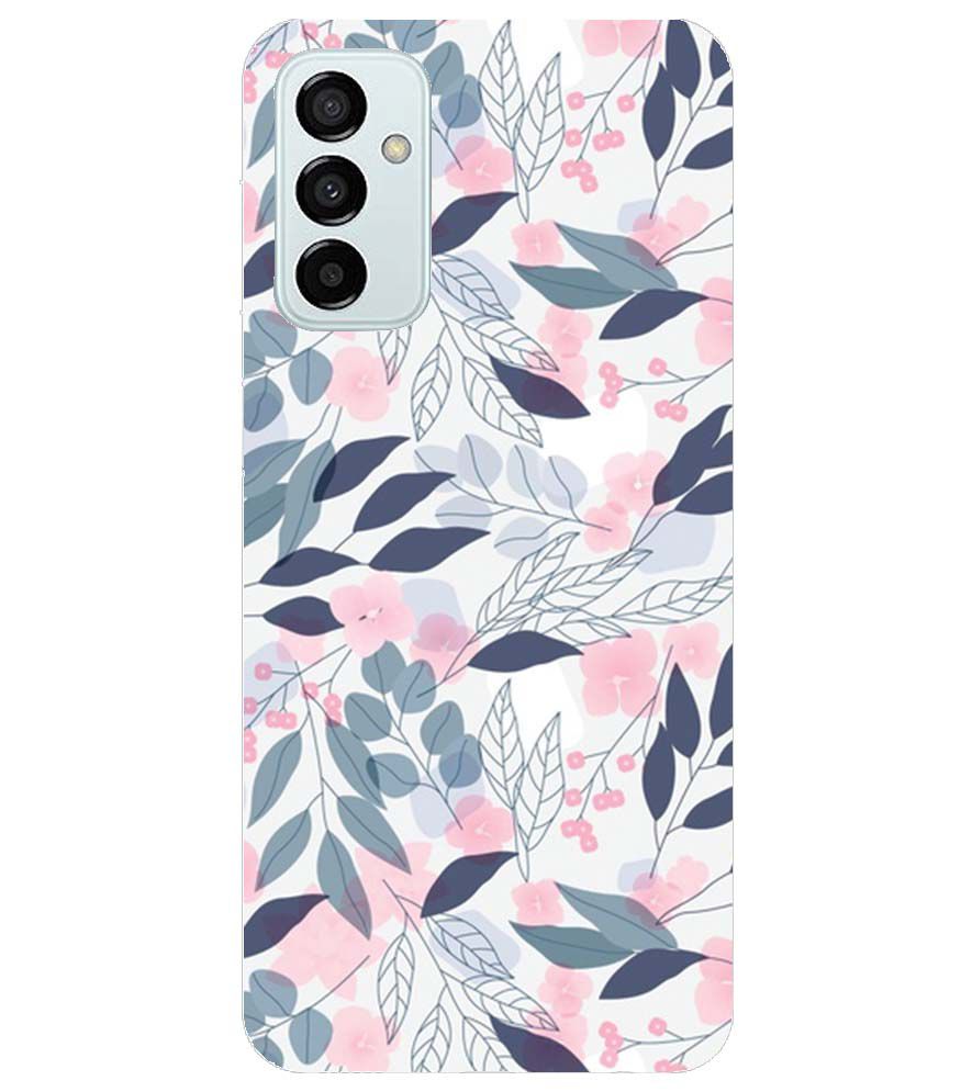 PS1333-Flowery Patterns Back Cover for Samsung Galaxy F23