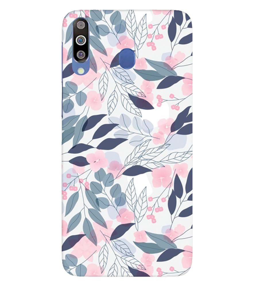 PS1333-Flowery Patterns Back Cover for Samsung Galaxy M30