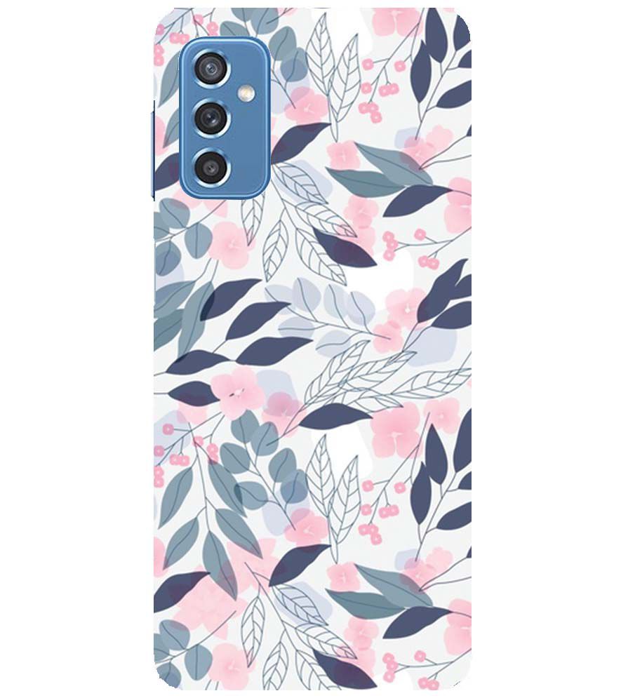 PS1333-Flowery Patterns Back Cover for Samsung Galaxy M52 5G