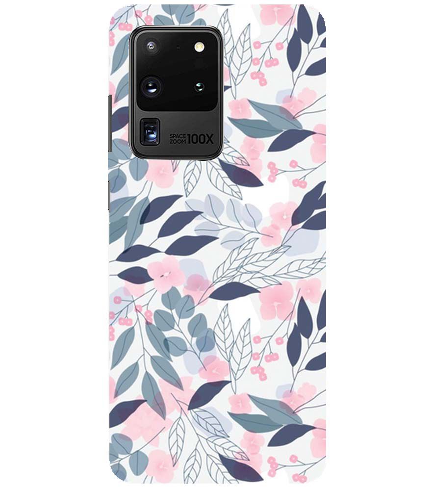 PS1333-Flowery Patterns Back Cover for Samsung Galaxy S20 Ultra 5G