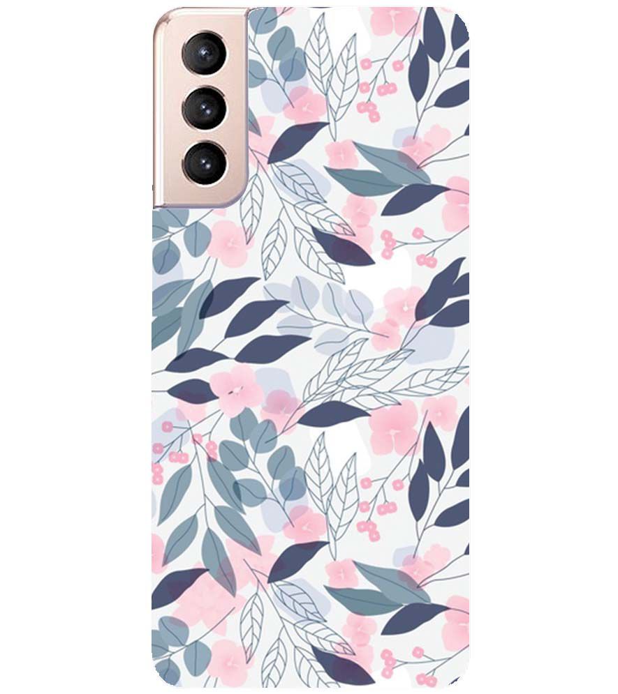 PS1333-Flowery Patterns Back Cover for Samsung Galaxy S21+ 5G