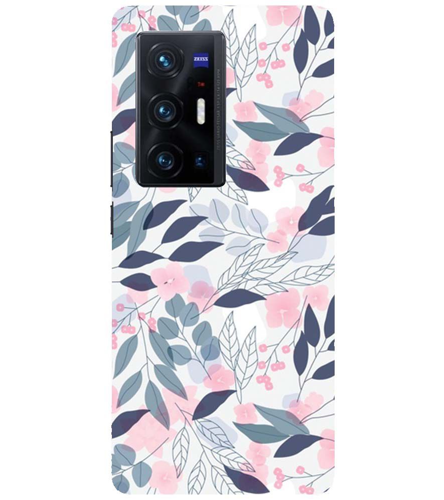 PS1333-Flowery Patterns Back Cover for vivo X70 Pro