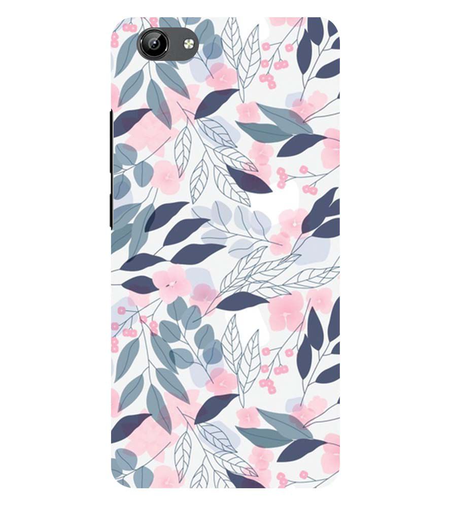 PS1333-Flowery Patterns Back Cover for Vivo Y71i