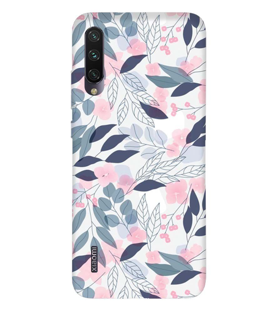PS1333-Flowery Patterns Back Cover for Xiaomi Mi A3