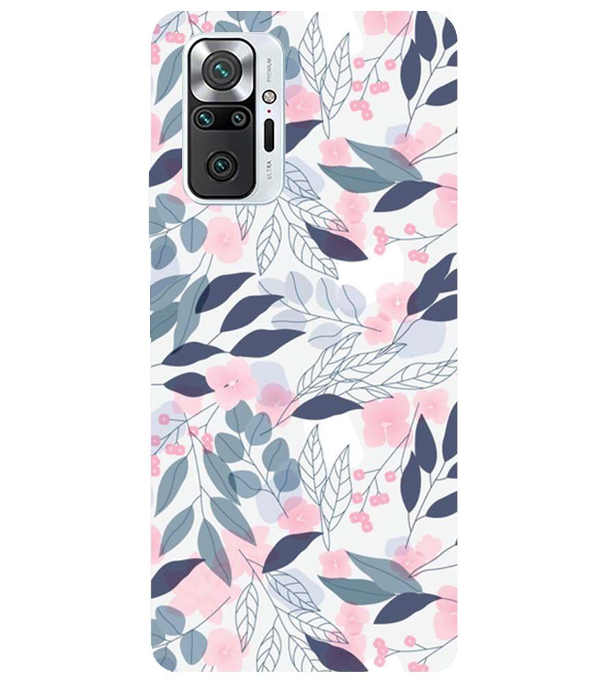 PS1333-Flowery Patterns Back Cover for Xiaomi Redmi Note 10 Pro